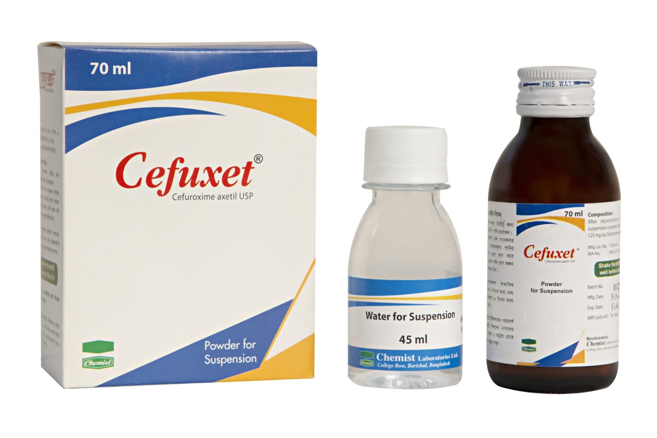 Syrup Cefuxet 70ml Bottle